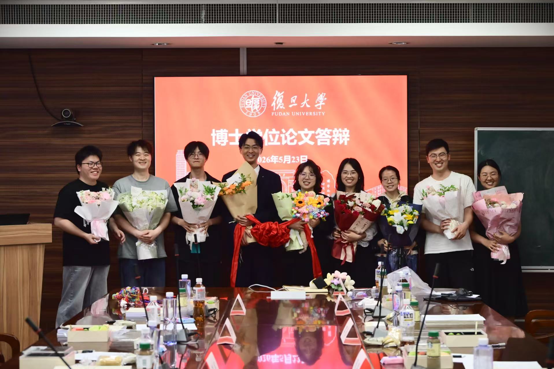 田立枚、杨伟健博士毕业